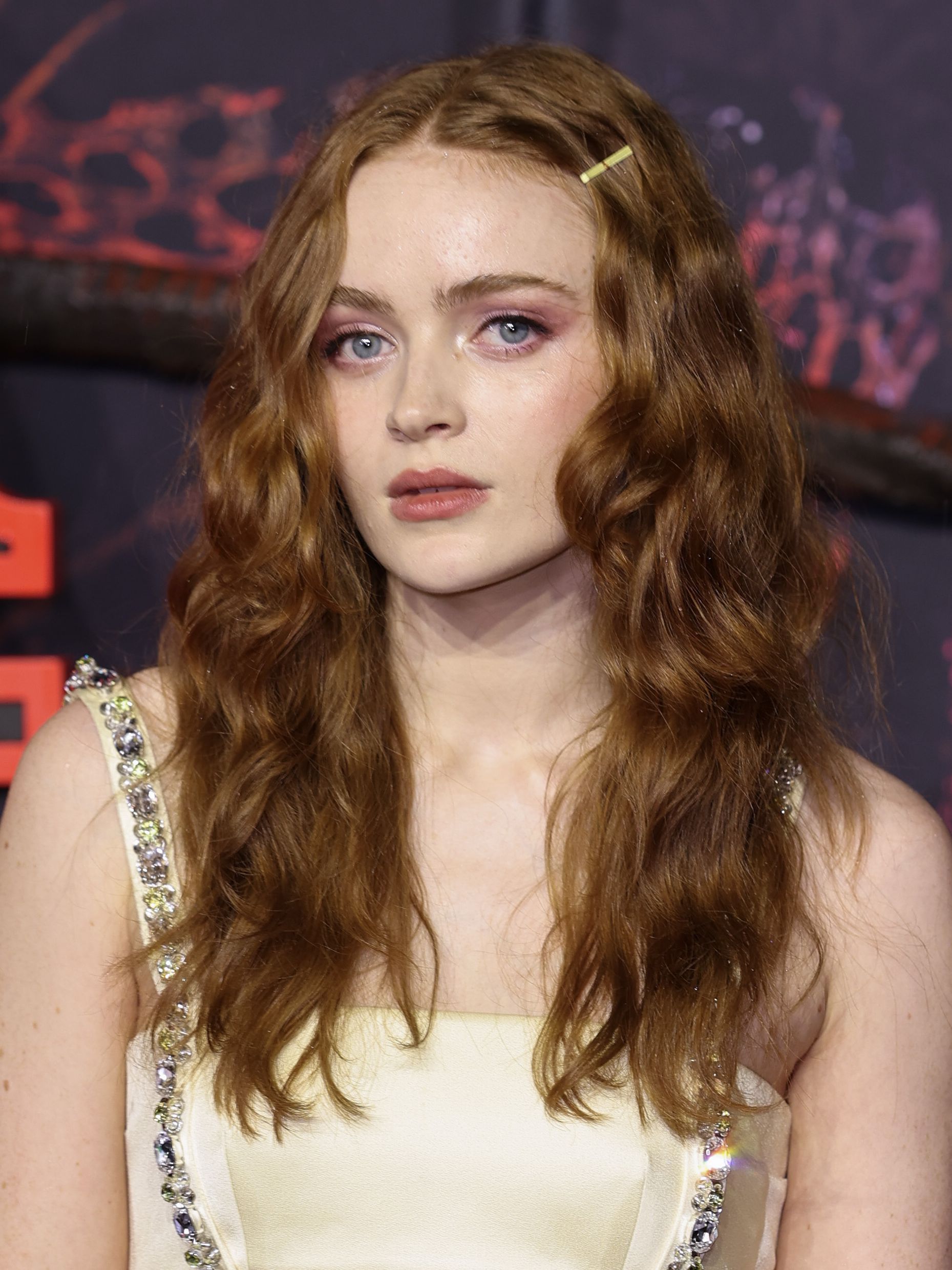 Sadie Sink with cowboy copper hair