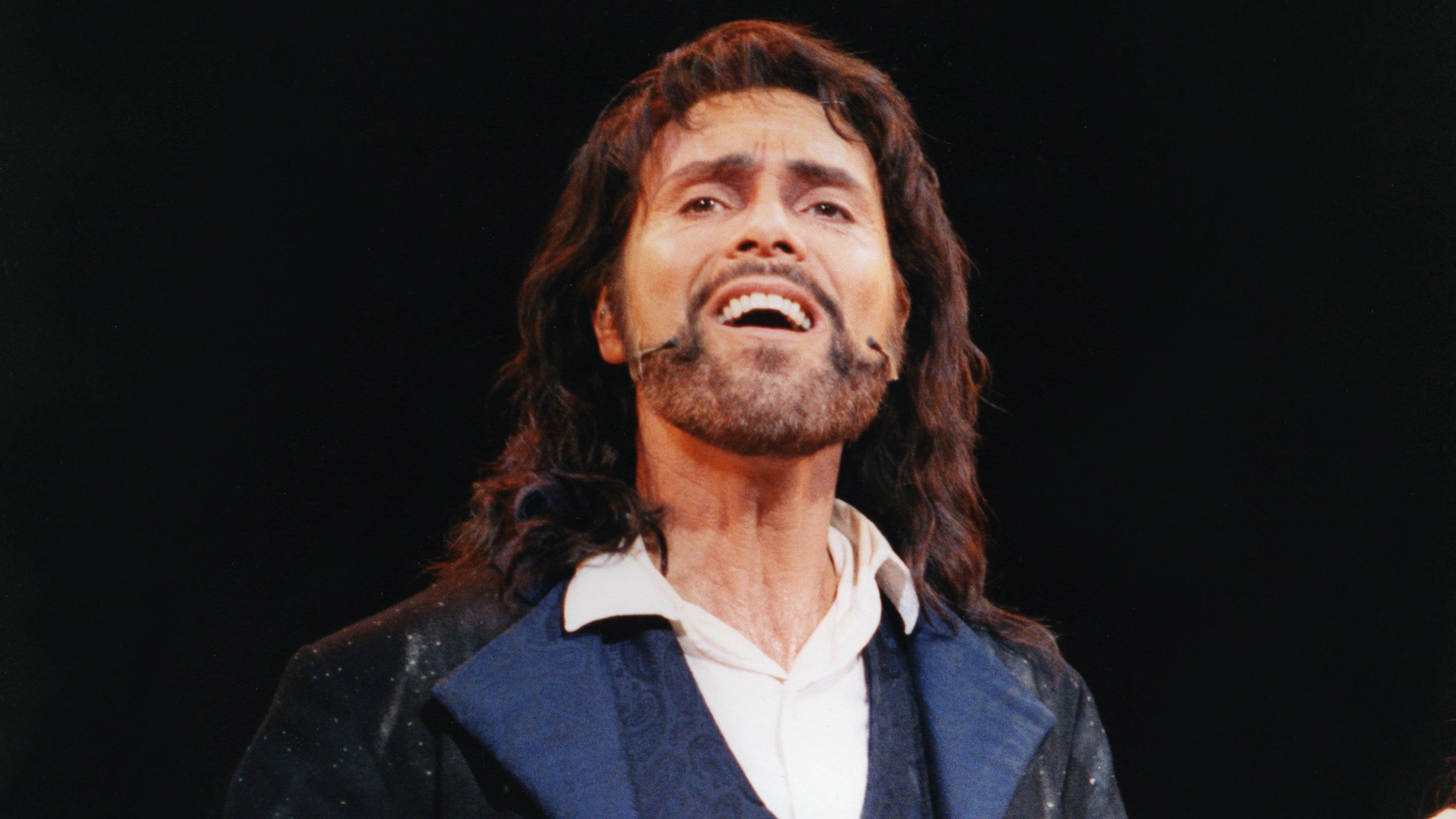 BIRMINGHAM, UNITED KINGDOM - DECEMBER 12: Cliff Richard performs in the title role of the Musical &amp;amp;apos;Heathcliff&amp;amp;apos; at The National Indoor Arena on December 12th, 1996 in Birmingham, England. (Photo by Pete Still/Redferns)