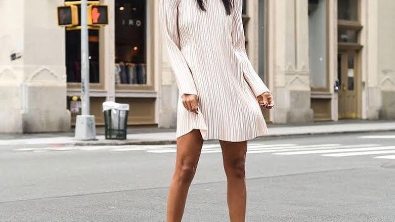 winter graduation dress 20 Dresses to Shop Now YGroup_coufran Cowl-Neck Off-White Long White US Size:26W