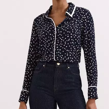 Phase Eight, polka dot shirt