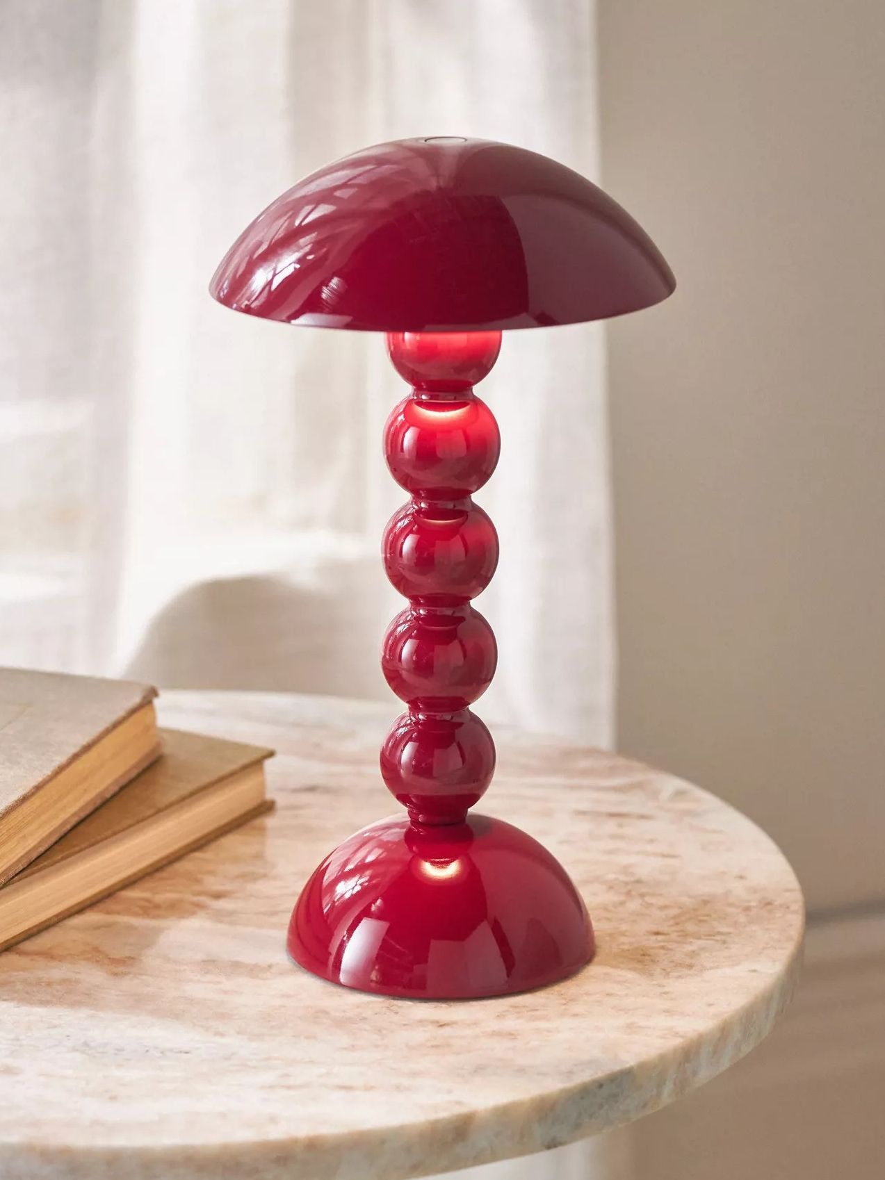 Anthropologie, Addison Ross Bobbin Cordless Table Lamp