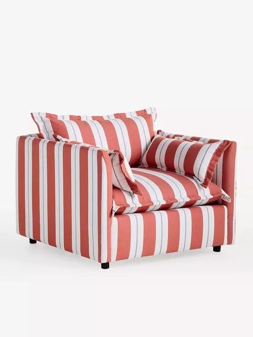 Denver Sunbrella&reg; Stripe Outdoor Chair