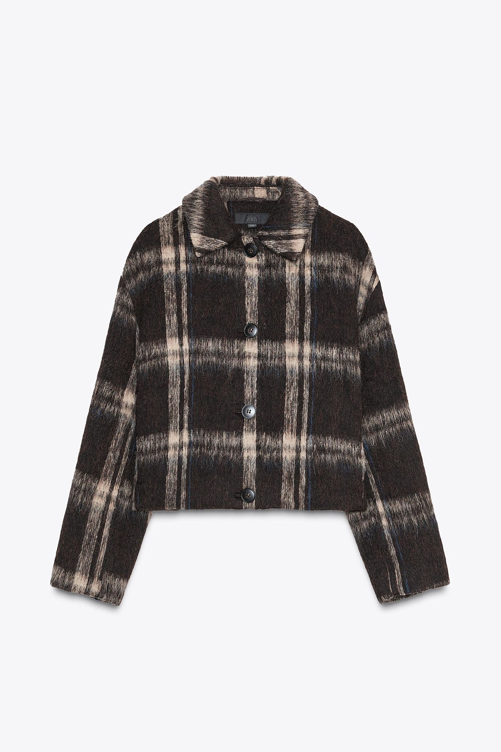 30% Wool Plaid Jacket