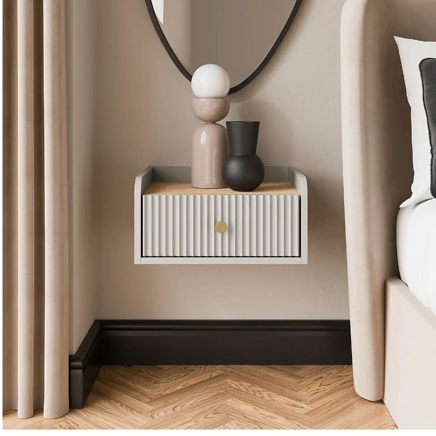 Dunelm, Georgi Floating 1 Drawer Bedside Table