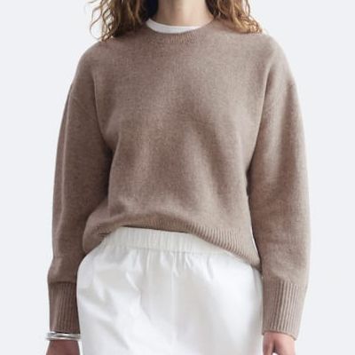 &amp;amp; Other Stories Mole Beige Relaxed Knit Jumper