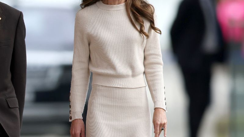 Kate Middleton Just Wore a Knitted Skirt Set From Sézane | Who