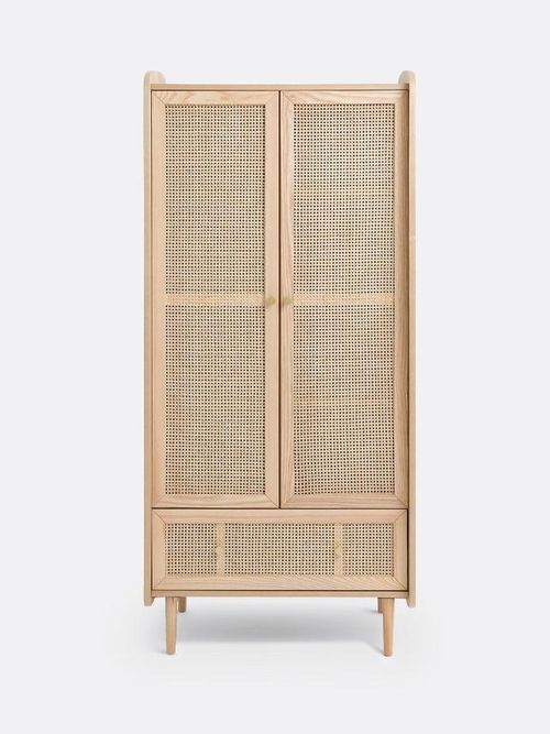 Tempa Rattan Cane Child's Wardrobe