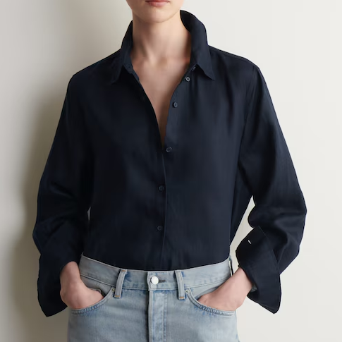 COS, Navy Linen Shirt