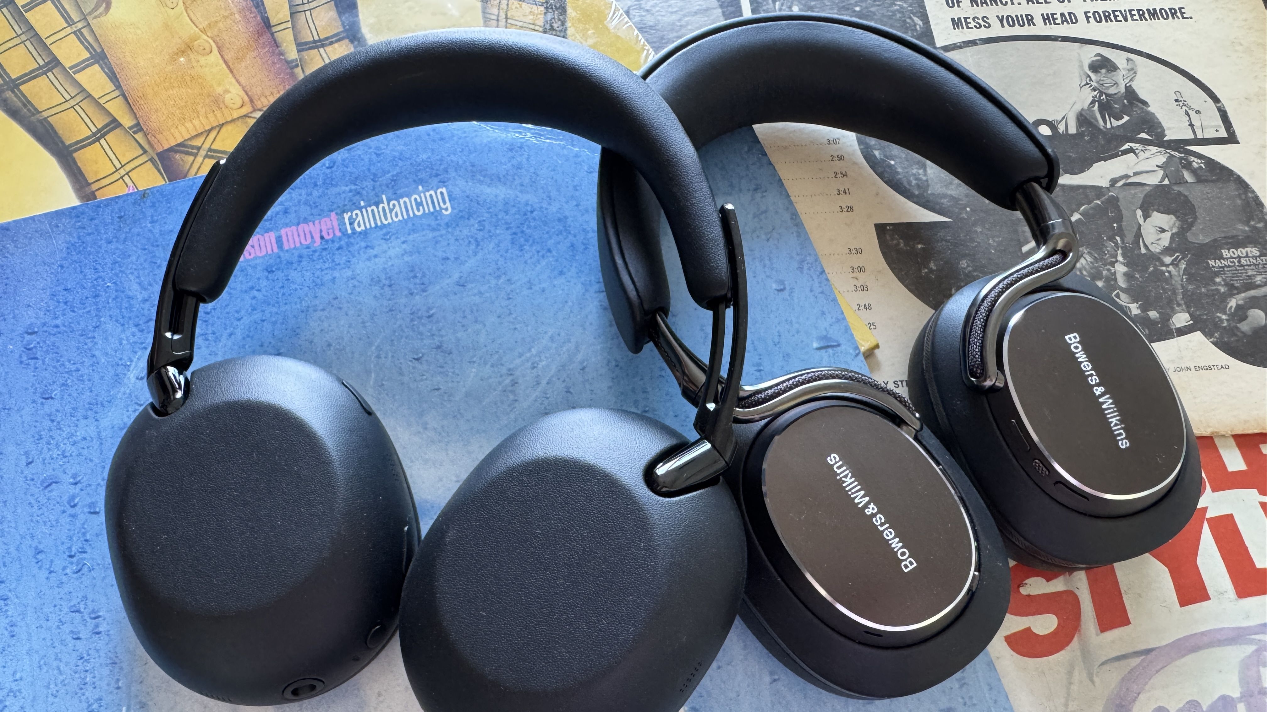Bowers &amp;amp; Wilkins Px8 S2 and Sony 1000x The Collexion wireless headphones side by side