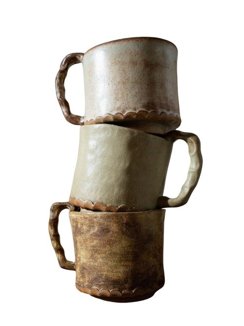 Handmade Wabi Sabi Ceramic Mug 14oz