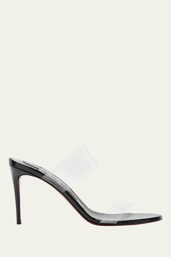 85mm Just Nothing Clear Slide Sandals