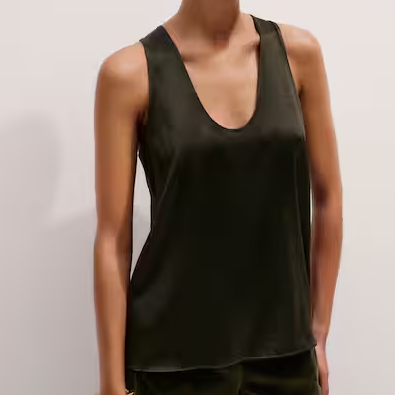 ME+EM, satin tank top