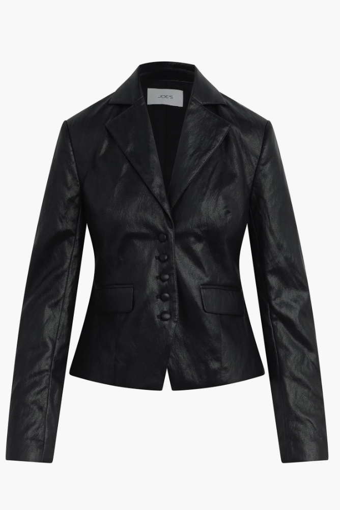 Joe's, The Fitted Faux Leather Blazer