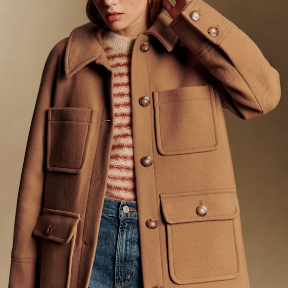 S&amp;eacute;zane, wool coat