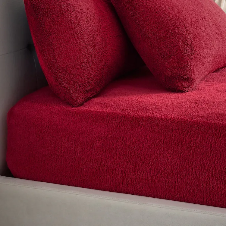 Next, Teddy Fleece Deep Fitted Sheet