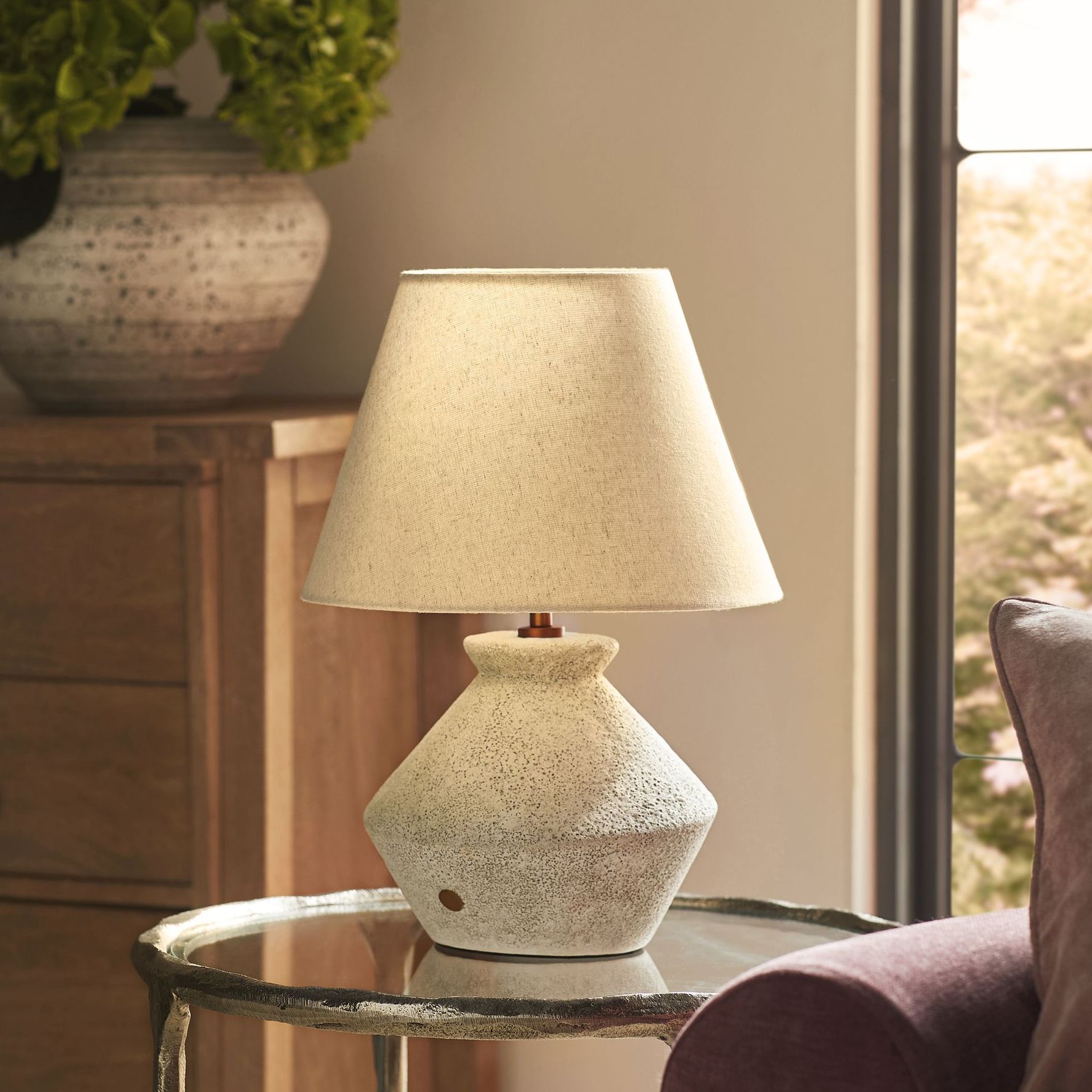 Grey Kineton Large Rechargeable Wireless Table Lamp