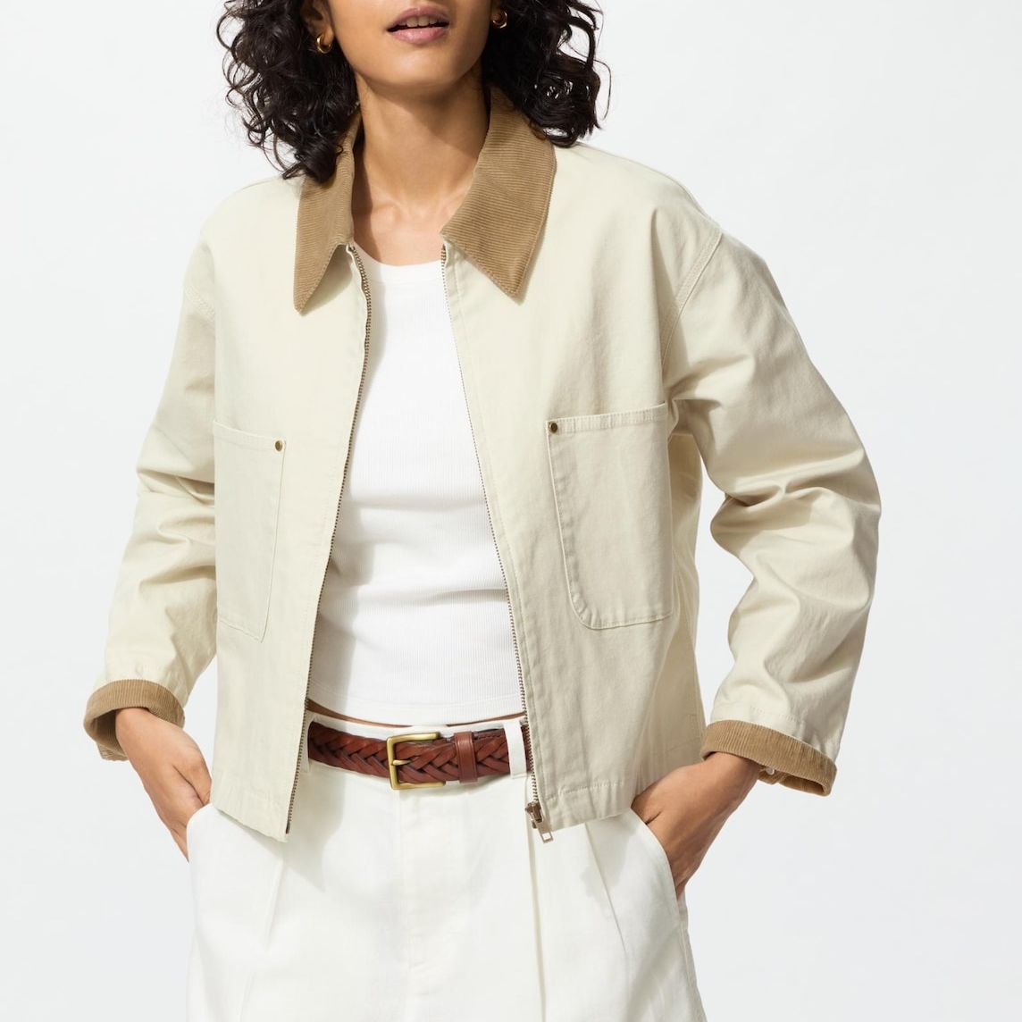 Zip-Up Short Jacket