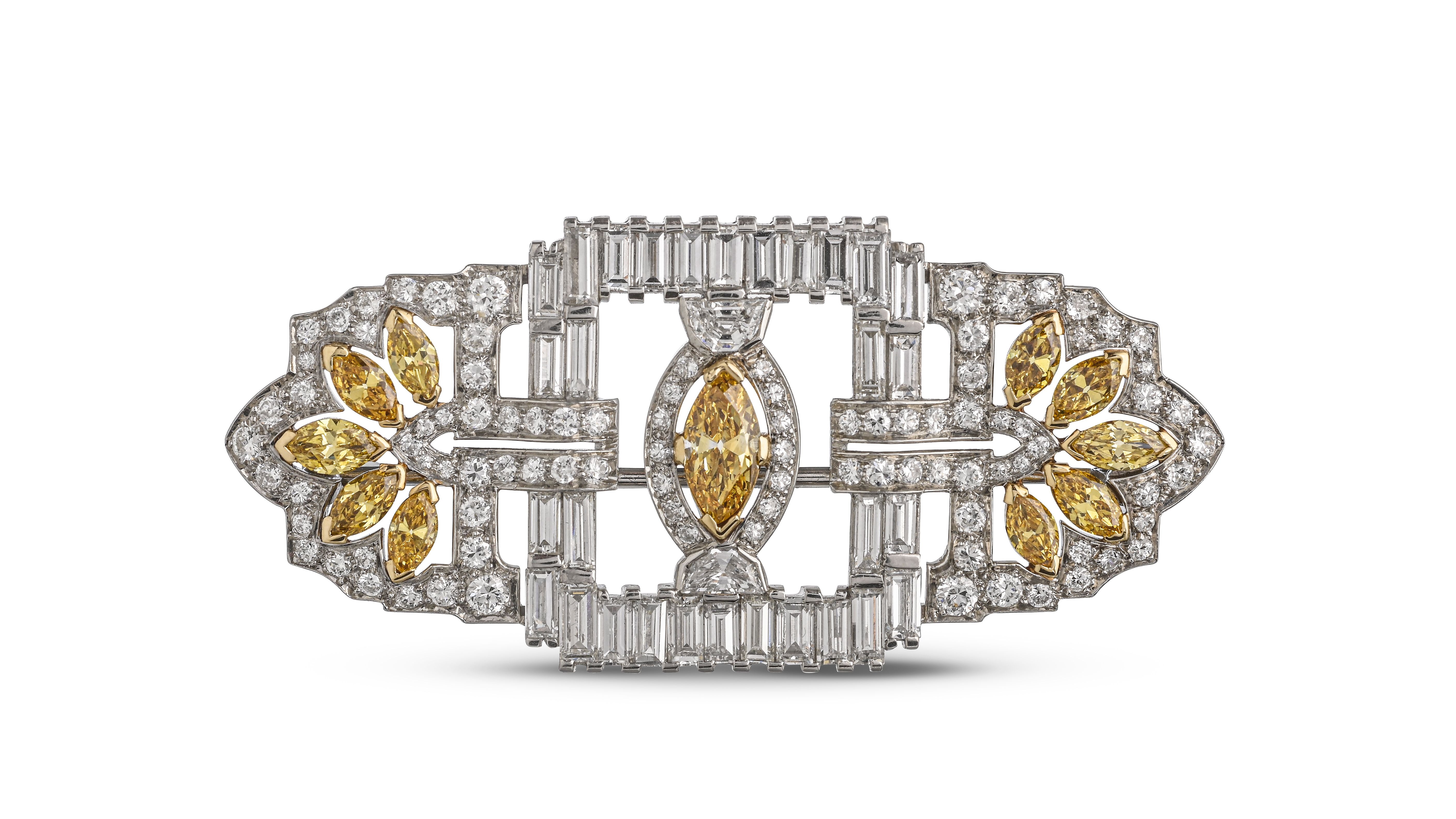 Sandra Cronan Art Deco brooch