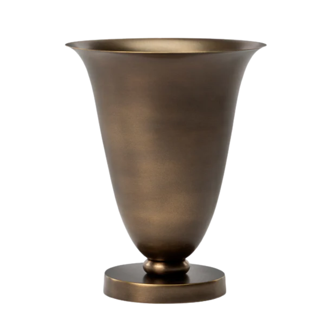 a brass vase