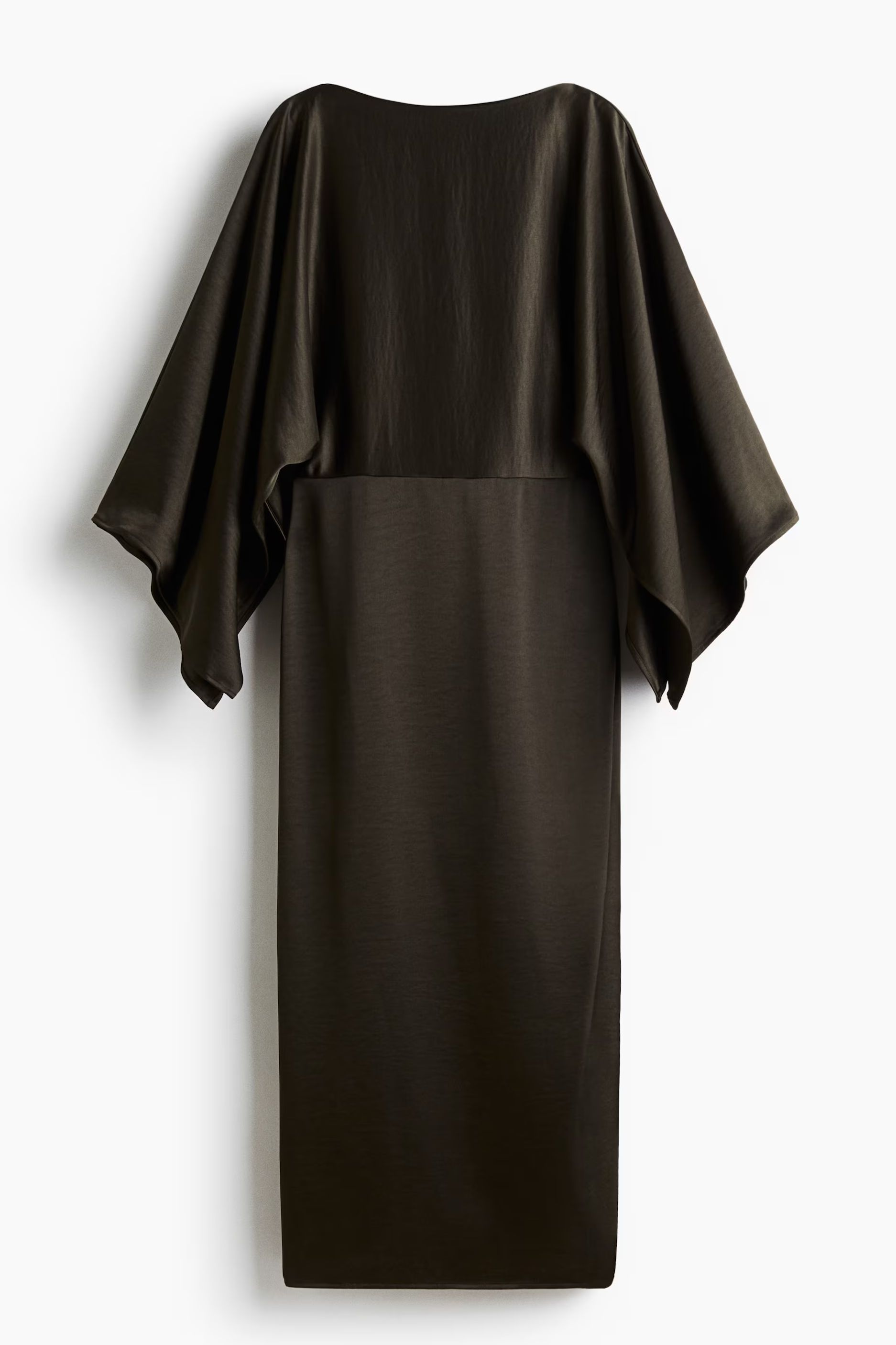 H&amp;amp;M Satin Cape Dress