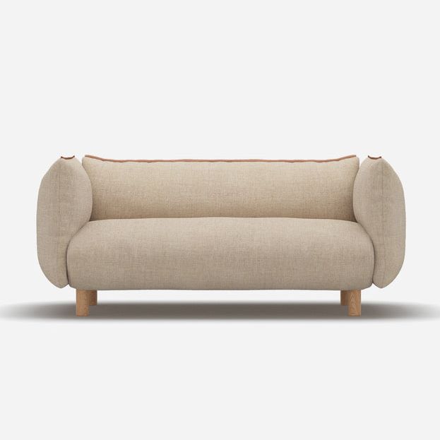 Pillow 2 Seater Sofa | Cream Textured Weave
