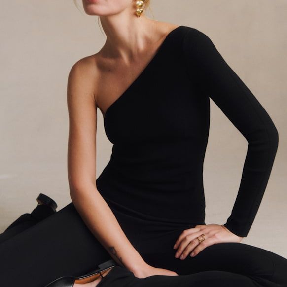 Julie Sweater - Black - Viscose Ecovero&amp;trade; Lenzing&amp;trade; - S&amp;eacute;zane