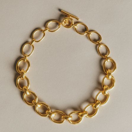 S&amp;eacute;zane Agathe Gold-Plated Chain Necklace