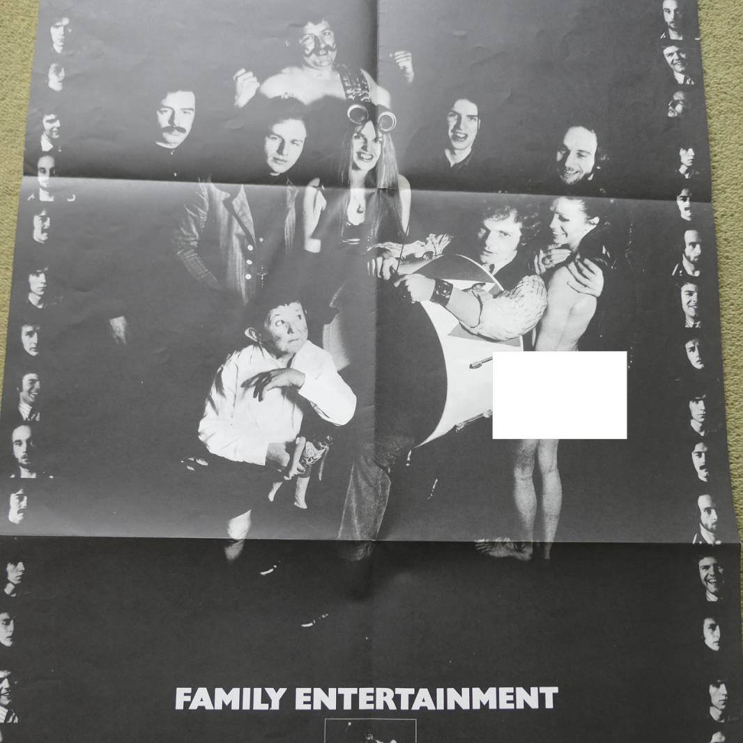 Family &amp;ndash; Family Entertainment Lp + Poster &amp;ndash; Nr Mint A2/b2 Uk 1969 Orig Prog Rock