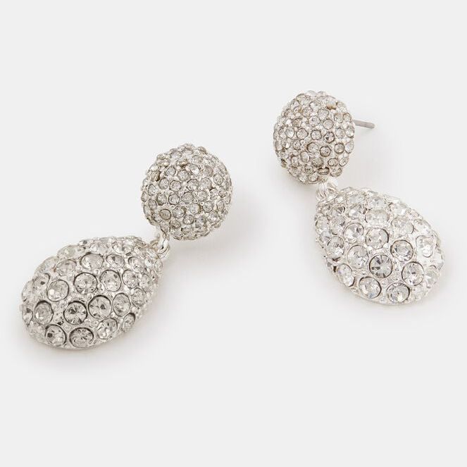Double Drop Diamant&amp;eacute; Earrings