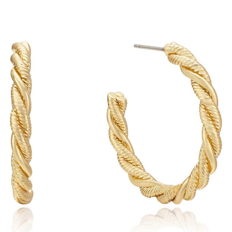 Twist Hoop Earrings