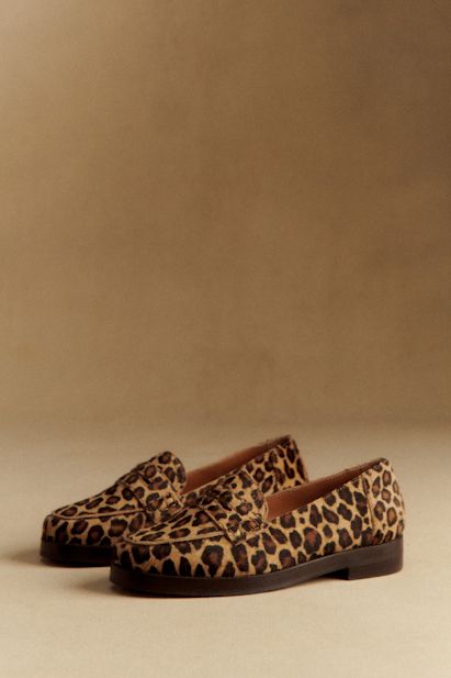 Andrea Loafers - Leopard  - Bovine Leather - Sézane