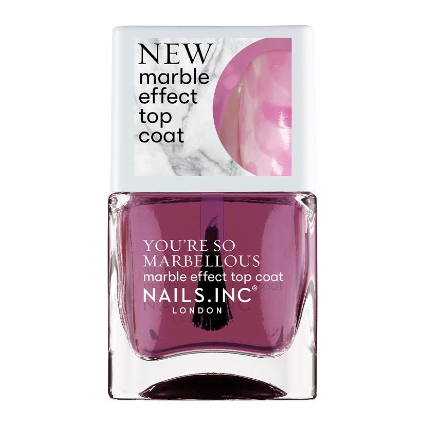 May the Quartz Be With You Marble Effect Nail Polish