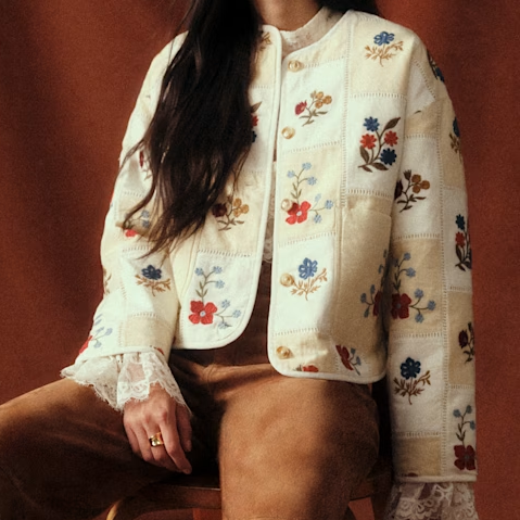 S&amp;eacute;zane, Embroidered Jacket
