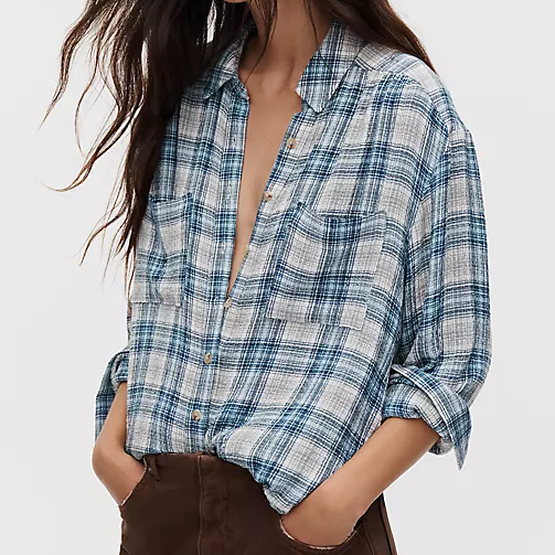 Anthropologie, Plaid Shirt