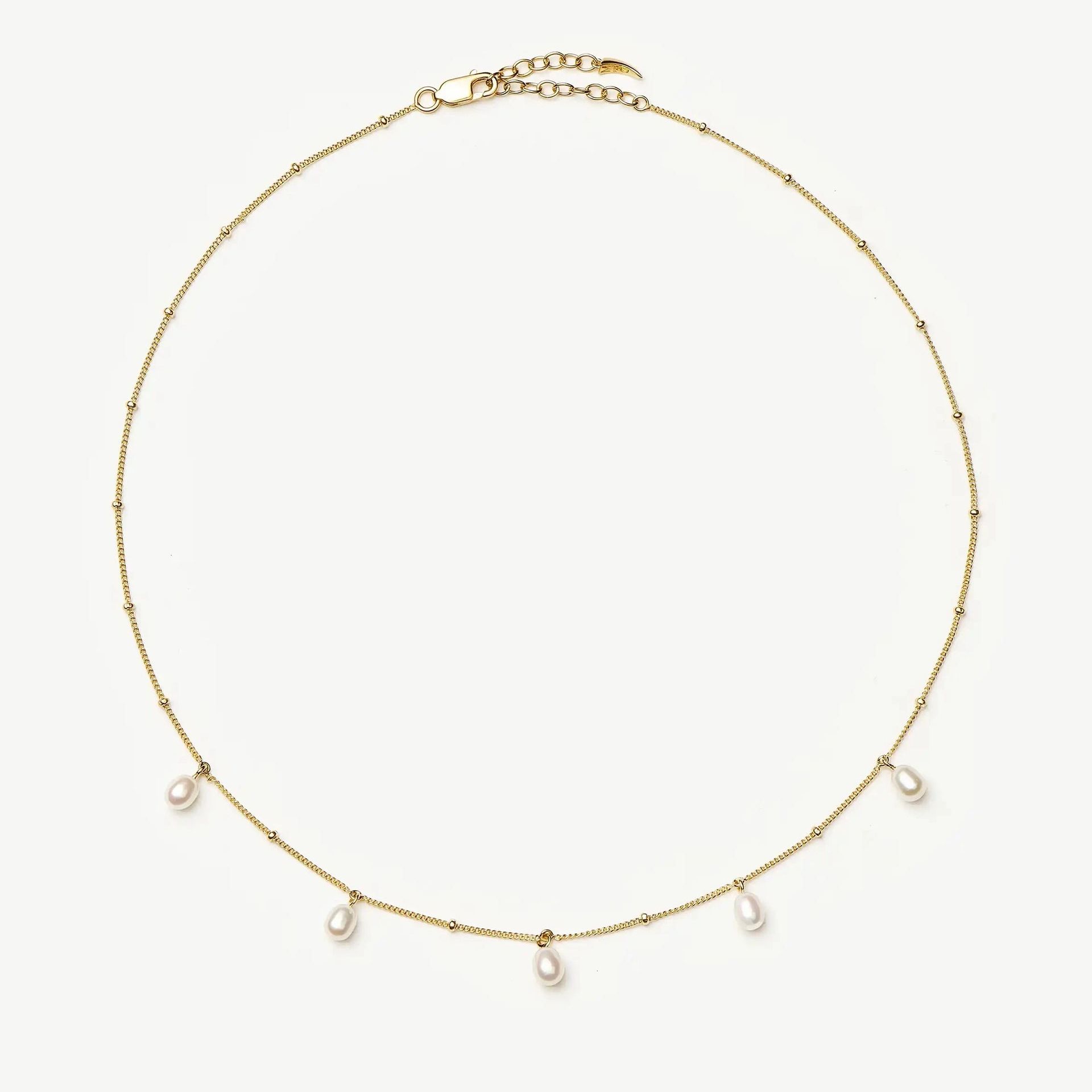 Pearl Baya Baroque Chain Choker | 18ct Gold Vermeil/pearl - 18ct Gold Vermeil/pearl