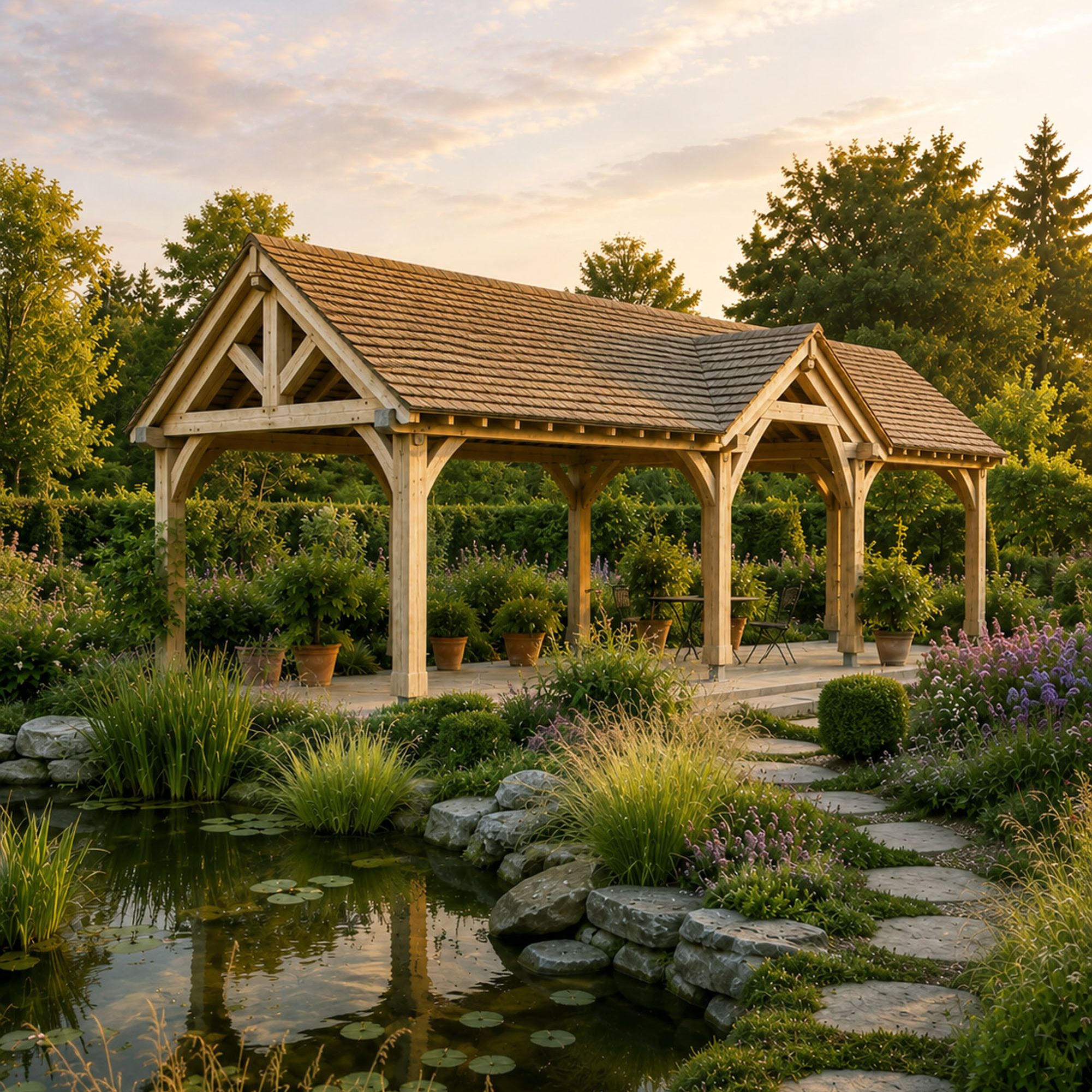 Oakwrights garden pavilions