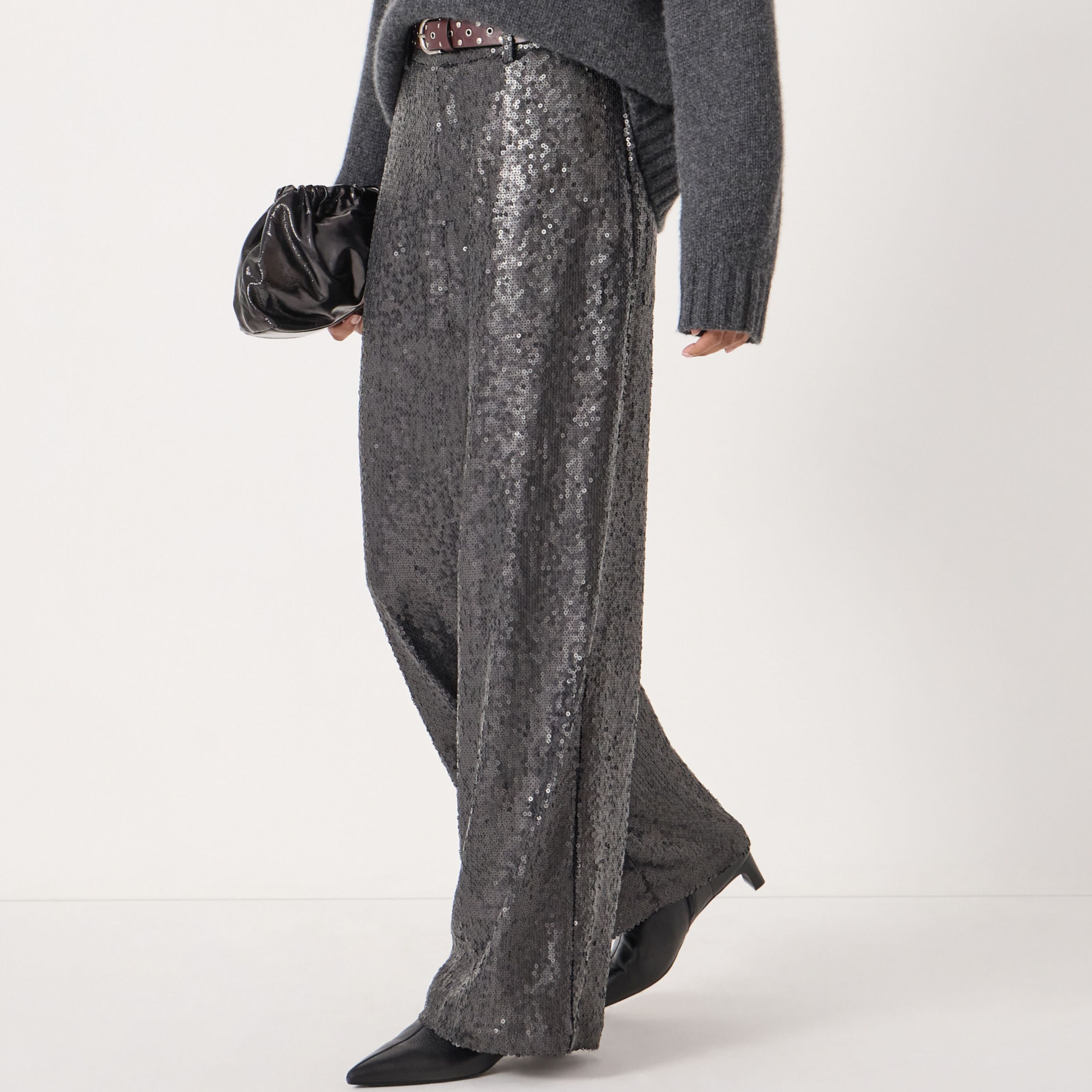 Holly Sequin Co-Ord Wide Leg Trousers