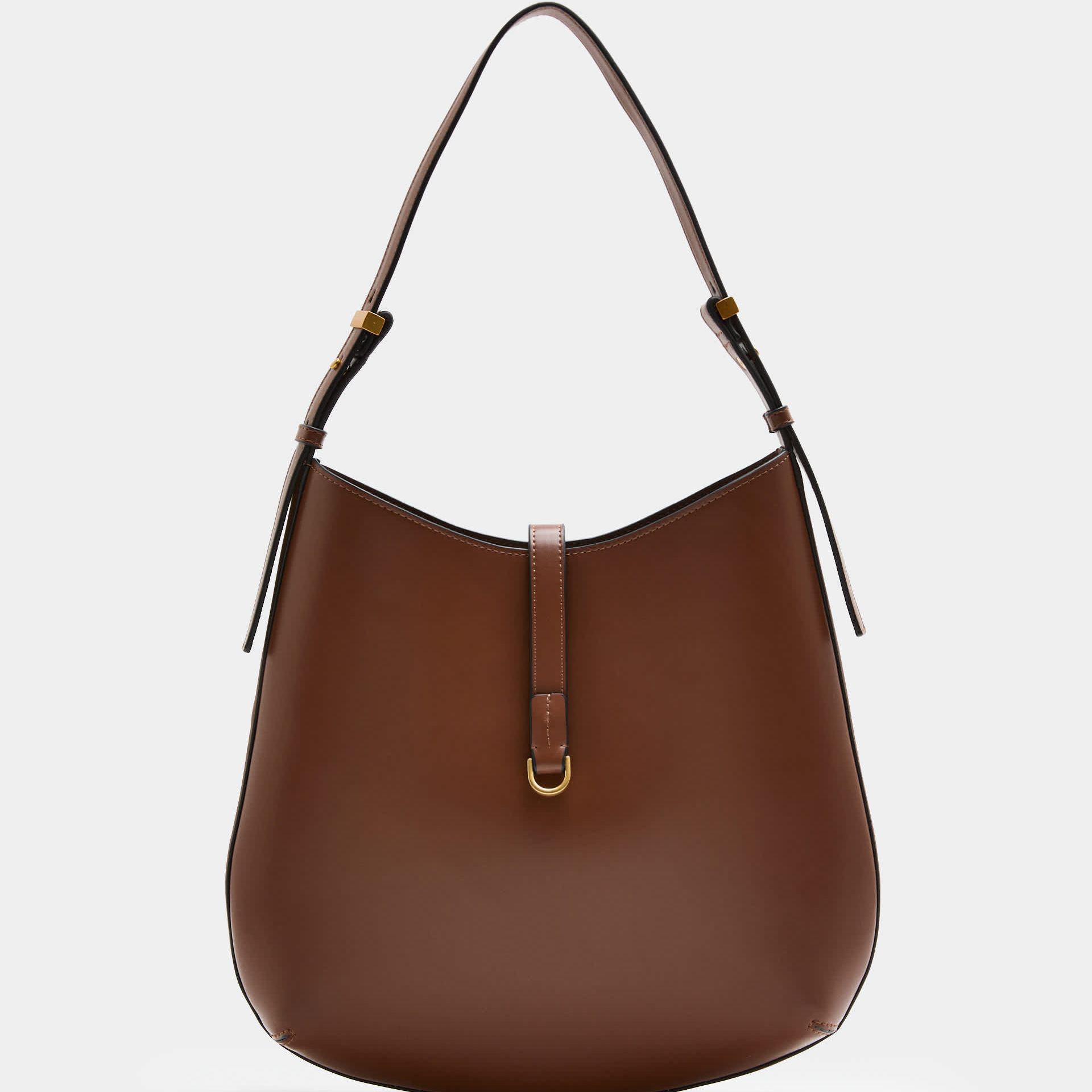 Stitch Detail Top Handle Shoulder Bag