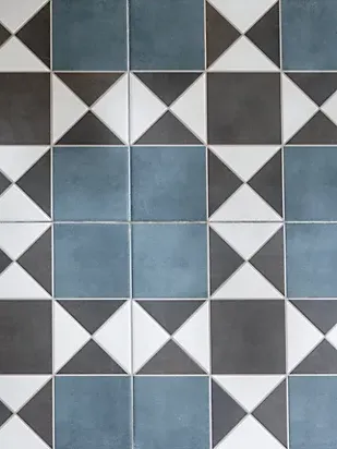 diy, Ca&amp;rsquo;Pietra Willesden Nautical Blue &amp;amp; Brown Matt Porcelain