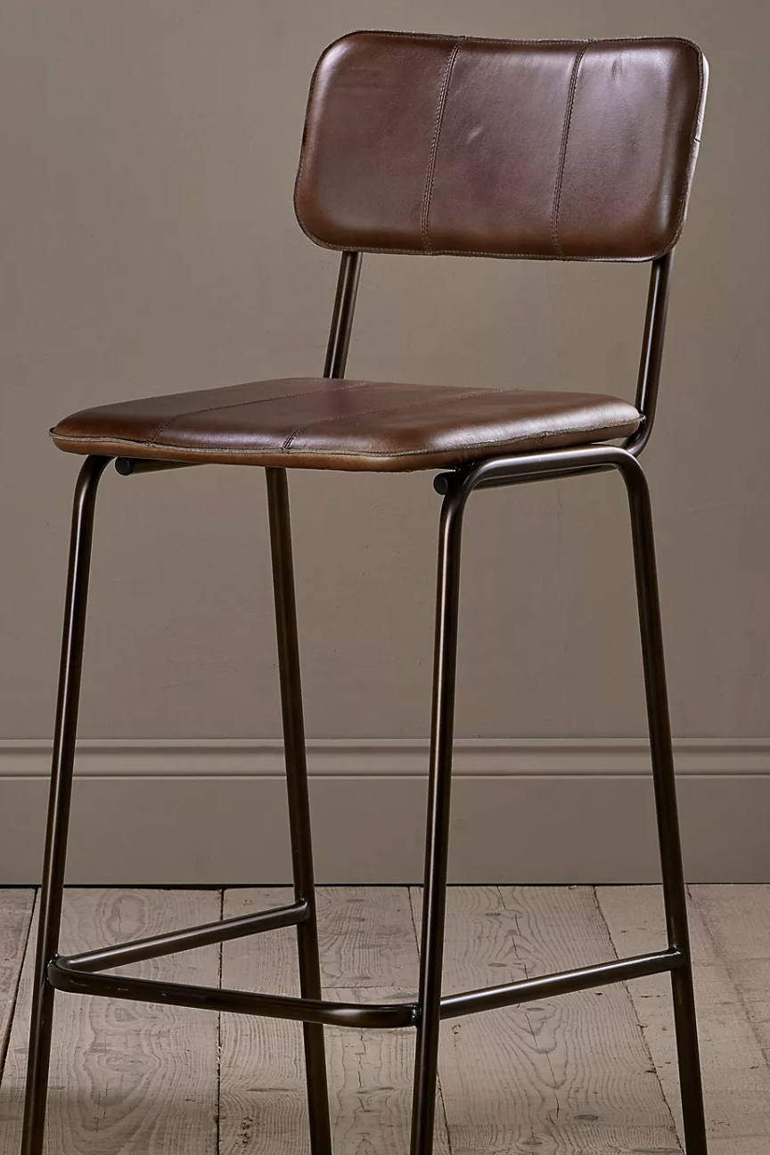 leather bar stool