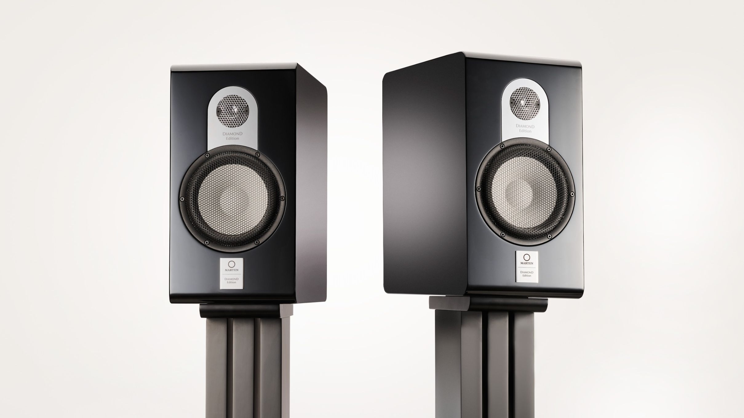 Marten Parker Duo Diamond Edition speakers on stands