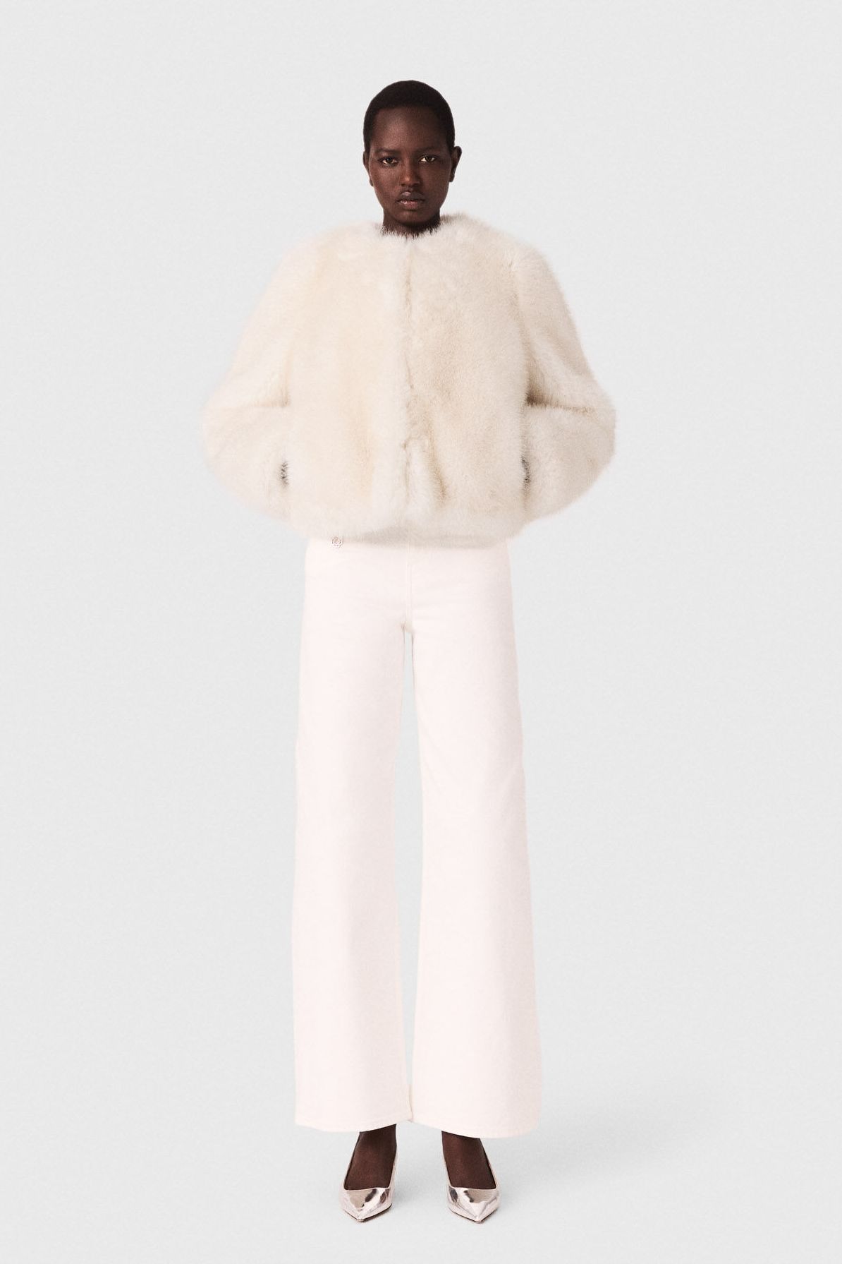 Short Faux Fur Jacket