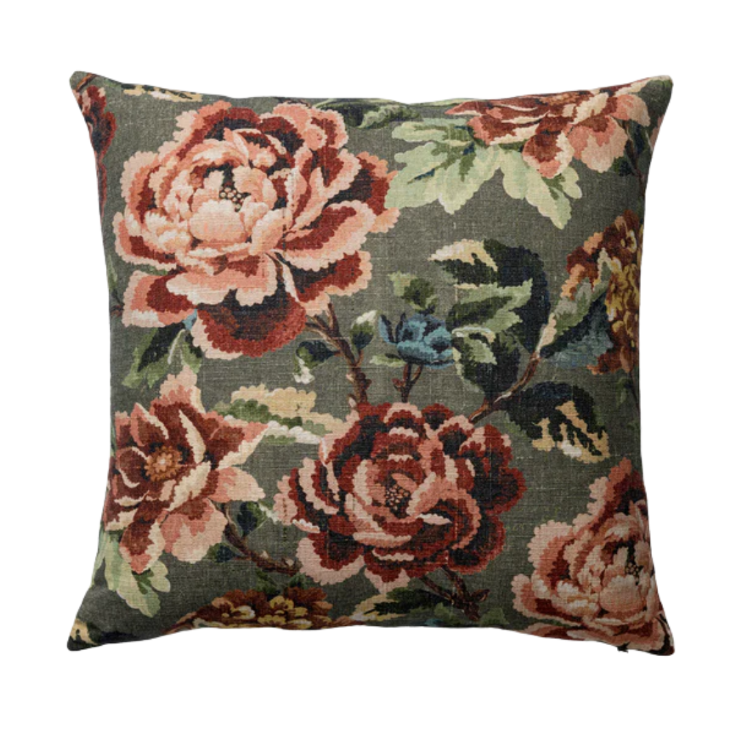 a floral pillow