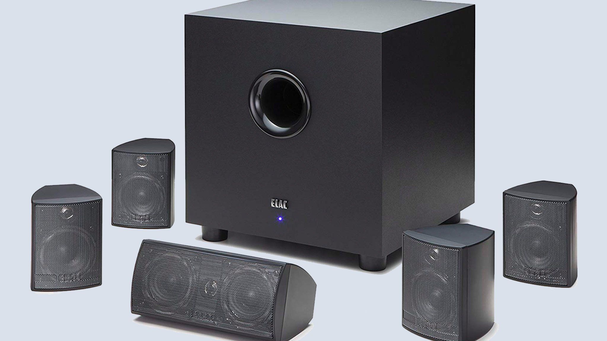 The immersive ELAC Cinema 5 Home Theater 5.1 Speaker System is 65