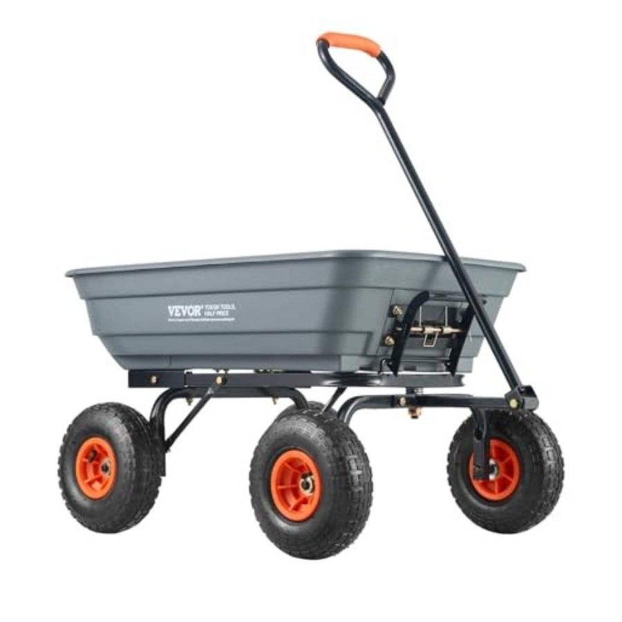 VEVOR, Garden Dump Cart - 600 Lbs