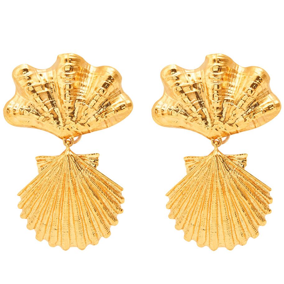 The Chlo&amp;eacute; Shells Drop Earrings