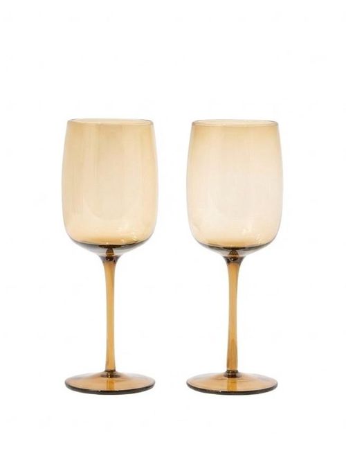 Il Colore Brown Wine Glasses, Set of 2