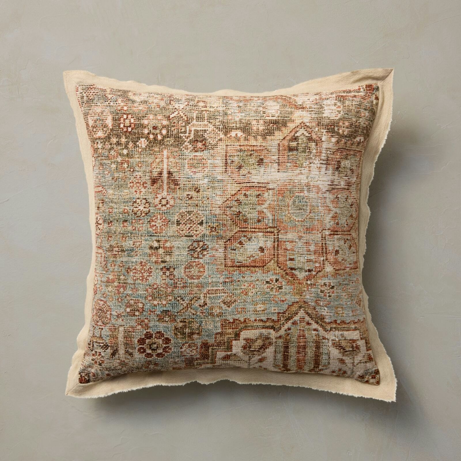 Konya Pillow - Blue Multi 20" X 20"