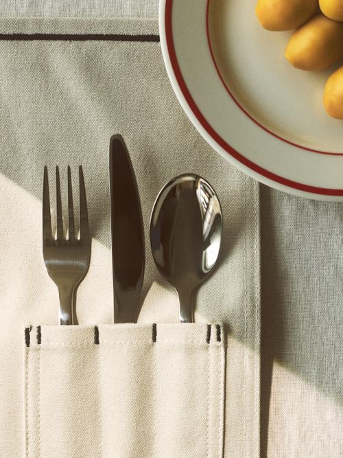 Pocket-Detail Place Mats, Set of 4