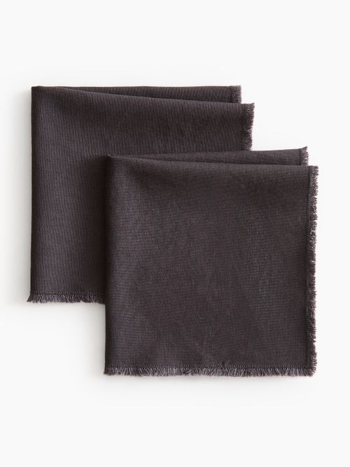Linen-Blend Napkins, Set of 2